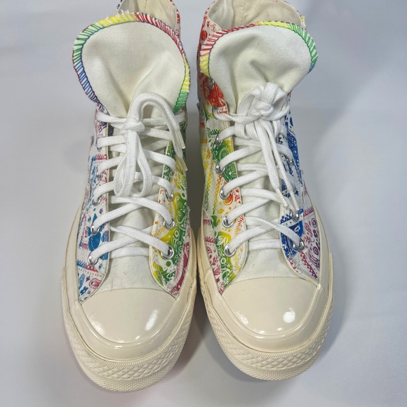 Converse‎ Chuck Taylor Pride Bandana Family Unity Hi Tops Mens 9.5 / Womens 11.5 - Picture 3 of 14